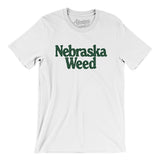 Nebraska Weed Men/Unisex T-Shirt-White-Allegiant Goods Co. Vintage Sports Apparel