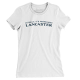 Actually It's Pronounced Lancaster Women's T-Shirt-White-Allegiant Goods Co. Vintage Sports Apparel