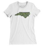 North Carolina Golf Course Women's T-Shirt-White-Allegiant Goods Co. Vintage Sports Apparel