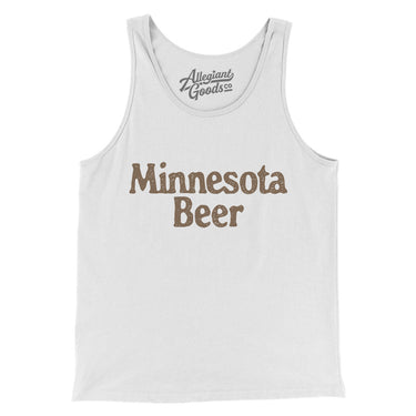 Minnesota Beer Men/Unisex Tank Top-Allegiant Goods Co. Vintage Sports Apparel