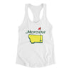 Montana Golf Women's Racerback Tank-White-Allegiant Goods Co. Vintage Sports Apparel