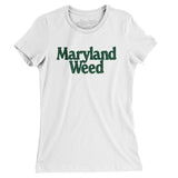 Maryland Weed Women's T-Shirt-Allegiant Goods Co. Vintage Sports Apparel