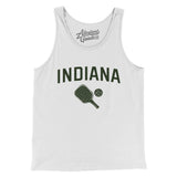Indiana Pickleball Men/Unisex Tank Top-White-Allegiant Goods Co. Vintage Sports Apparel