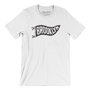 Brooklyn Pennant Men/Unisex T-Shirt-Allegiant Goods Co. Vintage Sports Apparel