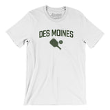 Des Moines Pickleball Men/Unisex T-Shirt-White-Allegiant Goods Co. Vintage Sports Apparel