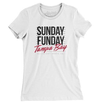 Sunday Funday Tampa Bay Women's T-Shirt-Allegiant Goods Co. Vintage Sports Apparel