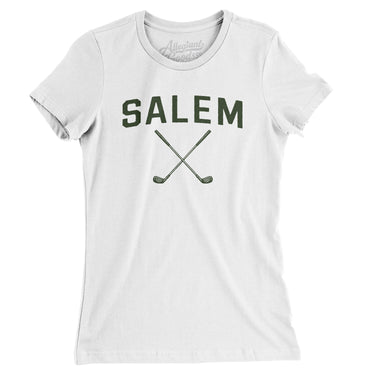 Salem Golf Women's T-Shirt-White-Allegiant Goods Co. Vintage Sports Apparel
