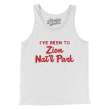 I've Been To Zion National Park Men/Unisex Tank Top-White-Allegiant Goods Co. Vintage Sports Apparel