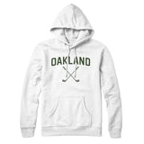 Oakland Golf Hoodie-White-Allegiant Goods Co. Vintage Sports Apparel