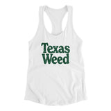 Texas Weed Women's Racerback Tank-Allegiant Goods Co. Vintage Sports Apparel