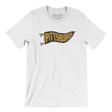 Pittsburgh Pennant Men/Unisex T-Shirt-Allegiant Goods Co. Vintage Sports Apparel