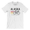 Alaska Cycling Men/Unisex T-Shirt-White-Allegiant Goods Co. Vintage Sports Apparel