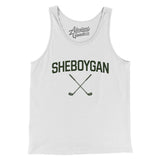Sheboygan Golf Men/Unisex Tank Top-White-Allegiant Goods Co. Vintage Sports Apparel