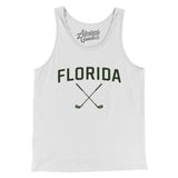 Florida Golf Men/Unisex Tank Top-White-Allegiant Goods Co. Vintage Sports Apparel