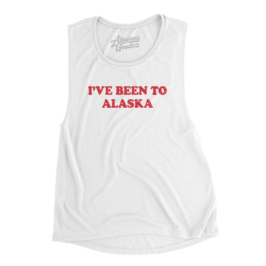 I've Been To Alaska Women's Flowey Scoopneck Muscle Tank-Allegiant Goods Co. Vintage Sports Apparel