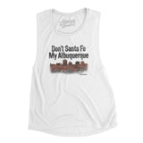 Don't Sante Fe My Albuquerque Women's Flowey Scoopneck Muscle Tank-Allegiant Goods Co. Vintage Sports Apparel