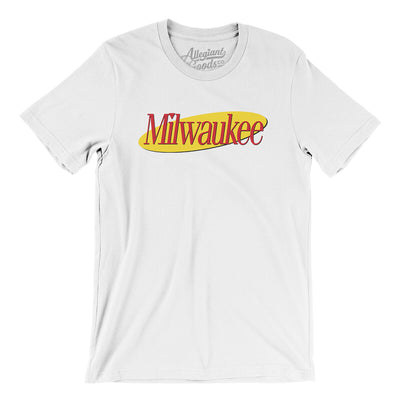 Milwaukee Seinfeld Men/Unisex T-Shirt-White-Allegiant Goods Co. Vintage Sports Apparel