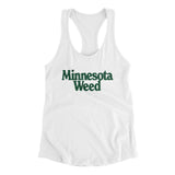 Minnesota Weed Women's Racerback Tank-Allegiant Goods Co. Vintage Sports Apparel