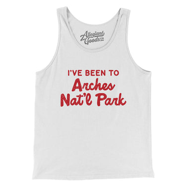 I've Been To Arches National Park Men/Unisex Tank Top-Allegiant Goods Co. Vintage Sports Apparel