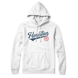 Houston Vintage Script Hoodie-White-Allegiant Goods Co. Vintage Sports Apparel