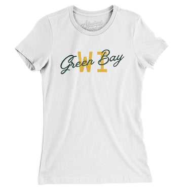Green Bay Wi Overprinted Women's T-Shirt-Allegiant Goods Co. Vintage Sports Apparel