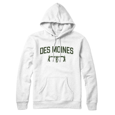 Des Moines Cycling Hoodie-White-Allegiant Goods Co. Vintage Sports Apparel