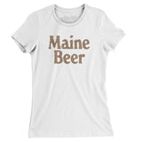 Maine Beer Women's T-Shirt-White-Allegiant Goods Co. Vintage Sports Apparel