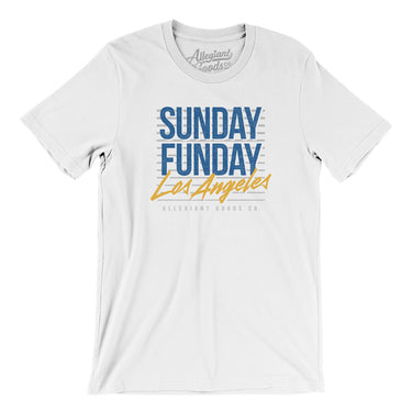 Sunday Funday Los Angeles Men/Unisex T-Shirt-Allegiant Goods Co. Vintage Sports Apparel