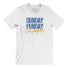 Sunday Funday Los Angeles Men/Unisex T-Shirt-White-Allegiant Goods Co. Vintage Sports Apparel