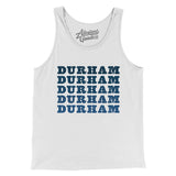 Durham Repeat Men/Unisex Tank Top-Allegiant Goods Co. Vintage Sports Apparel