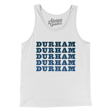 Durham Repeat Men/Unisex Tank Top-Allegiant Goods Co. Vintage Sports Apparel