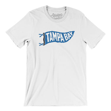 Tampa Bay Pennant Men/Unisex T-Shirt-Allegiant Goods Co. Vintage Sports Apparel