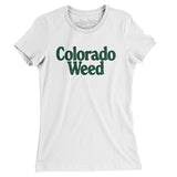Colorado Weed Women's T-Shirt-White-Allegiant Goods Co. Vintage Sports Apparel