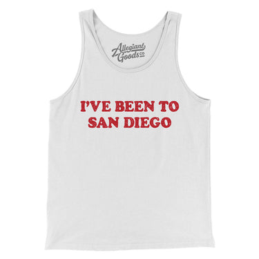 I've Been To San Diego Men/Unisex Tank Top-Allegiant Goods Co. Vintage Sports Apparel