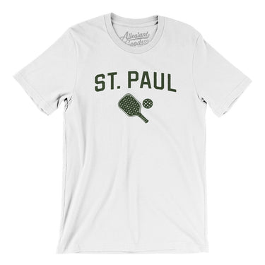 St. Paul Pickleball Men/Unisex T-Shirt-White-Allegiant Goods Co. Vintage Sports Apparel