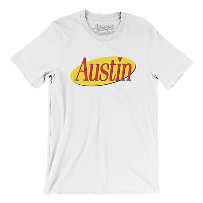 Austin Seinfeld Men/Unisex T-Shirt-White-Allegiant Goods Co. Vintage Sports Apparel