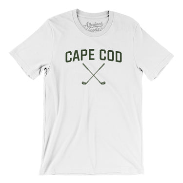 Cape Cod Golf Men/Unisex T-Shirt-White-Allegiant Goods Co. Vintage Sports Apparel