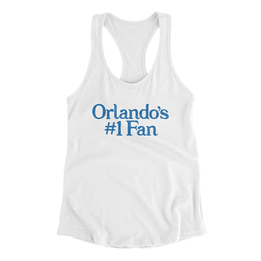 Orlando's Number 1 Fan Women's Racerback Tank-Allegiant Goods Co. Vintage Sports Apparel