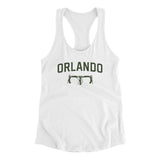 Orlando Cycling Women's Racerback Tank-White-Allegiant Goods Co. Vintage Sports Apparel