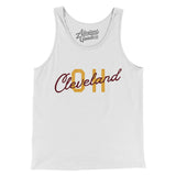 Cleveland Oh Overprinted Men/Unisex Tank Top-Allegiant Goods Co. Vintage Sports Apparel