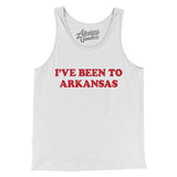 I've Been To Arkansas Men/Unisex Tank Top-Allegiant Goods Co. Vintage Sports Apparel