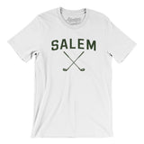 Salem Golf Men/Unisex T-Shirt-White-Allegiant Goods Co. Vintage Sports Apparel