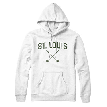 St. Louis Golf Hoodie-White-Allegiant Goods Co. Vintage Sports Apparel
