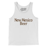 New Mexico Beer Men/Unisex Tank Top-White-Allegiant Goods Co. Vintage Sports Apparel