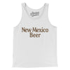 New Mexico Beer Men/Unisex Tank Top-White-Allegiant Goods Co. Vintage Sports Apparel