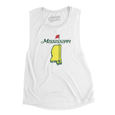 Mississippi Golf Women's Flowey Scoopneck Muscle Tank-Allegiant Goods Co. Vintage Sports Apparel