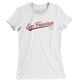 San Francisco Vintage Script Women's T-Shirt-Allegiant Goods Co. Vintage Sports Apparel
