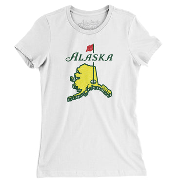 Alaska Golf Women's T-Shirt-Allegiant Goods Co. Vintage Sports Apparel