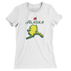 Alaska Golf Women's T-Shirt-White-Allegiant Goods Co. Vintage Sports Apparel