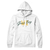 Green Bay Wi Overprinted Hoodie-White-Allegiant Goods Co. Vintage Sports Apparel